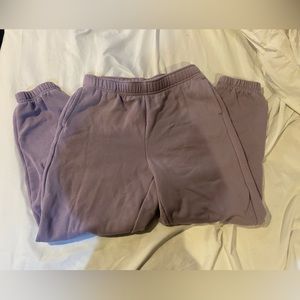 Hollister purple sweatpants size xs